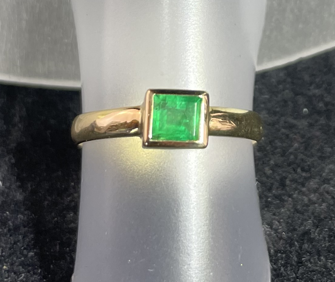 Smaragdring in Gold Smaragdring in Gold
